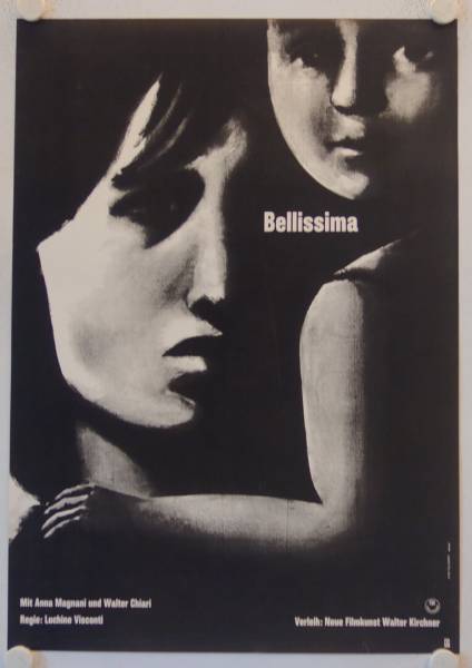 Bellissima original release german movie poster